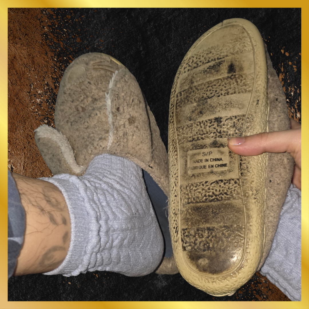 Extra Old and Dirty Bunny Slippers